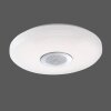 Leuchten-Direkt PELVO lampa sufitowa LED Biały, 1-punktowy, Zdalne sterowanie, Zmieniacz kolorów