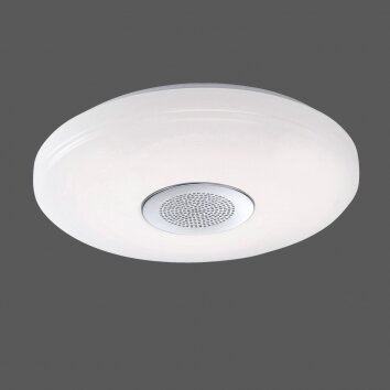 Leuchten-Direkt PELVO lampa sufitowa LED Biały, 1-punktowy, Zdalne sterowanie, Zmieniacz kolorów