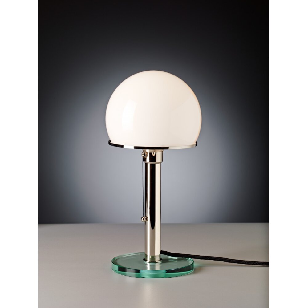 Tecnolumen Wagenfeld 25 Lampa stołowa Nikiel matowy, Przezroczysty, 1-punktowy main product photo