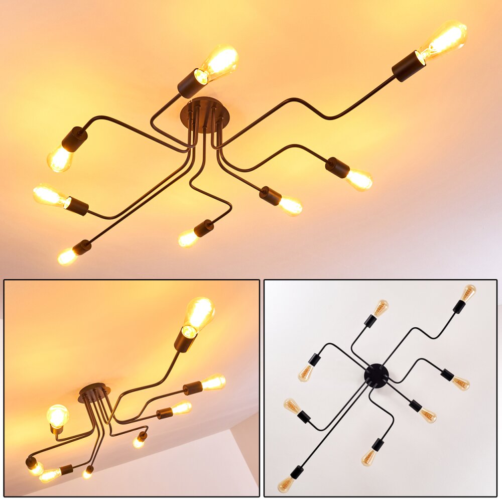 Bogno Lampa Sufitowa Czarny, 8-punktowe main product photo