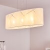 Corfu Lampa Wisząca Srebrny, 3-punktowe