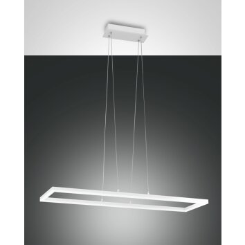 Fabas Luce Bard Lampa Wisząca LED Biały, 1-punktowy