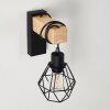 Barbengo Lampa ścienna brązowy, czarny, 1-punktowy