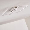 Colombero Lampa Sufitowa LED Srebrny, 2-punktowe, Zdalne sterowanie