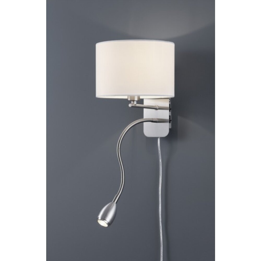 Trio 2711 lampa ścienna LED Chrom, Nikiel matowy, 2-punktowe main product photo
