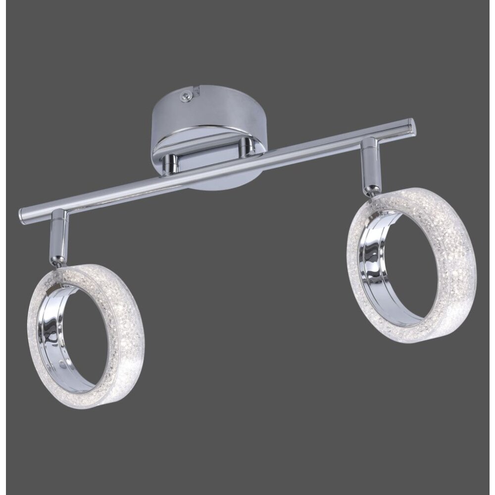 Leuchten Direkt ANGELO Lampa Sufitowa LED Chrom, 2-punktowe main product photo