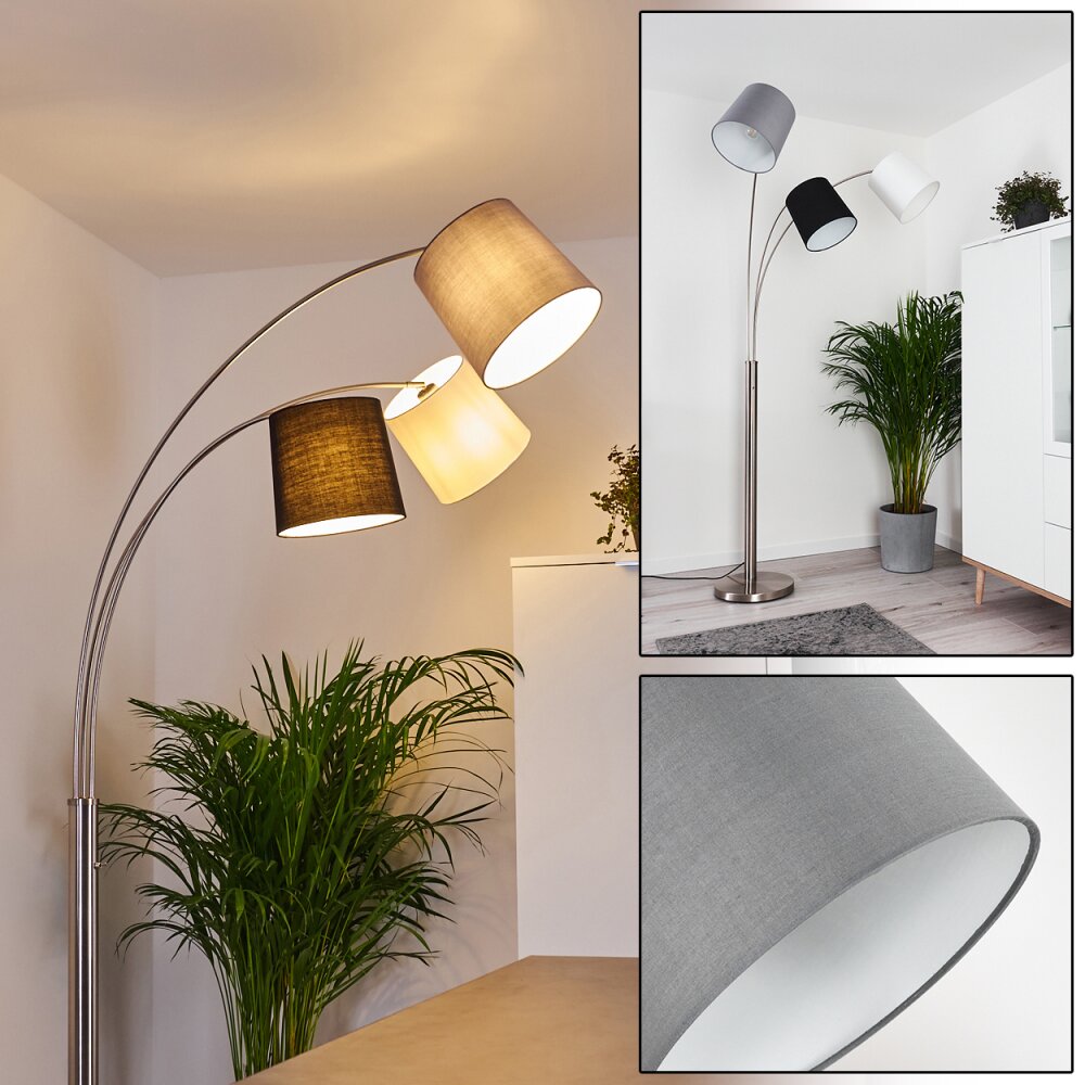 Bernardino Lampa Stojąca Nikiel matowy, 3-punktowe main product photo