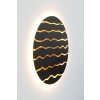Holländer ONDATA Lampa ścienna LED Brązowy, Złoty, Czarny, 1-punktowy