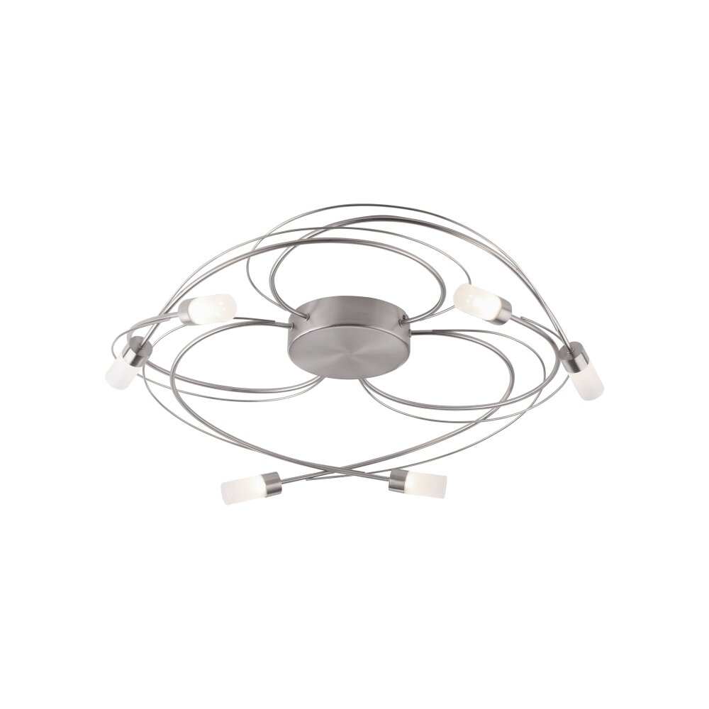 Paul Neuhaus NELIA Lampa Sufitowa LED Stal nierdzewna, 6-punktowe main product photo