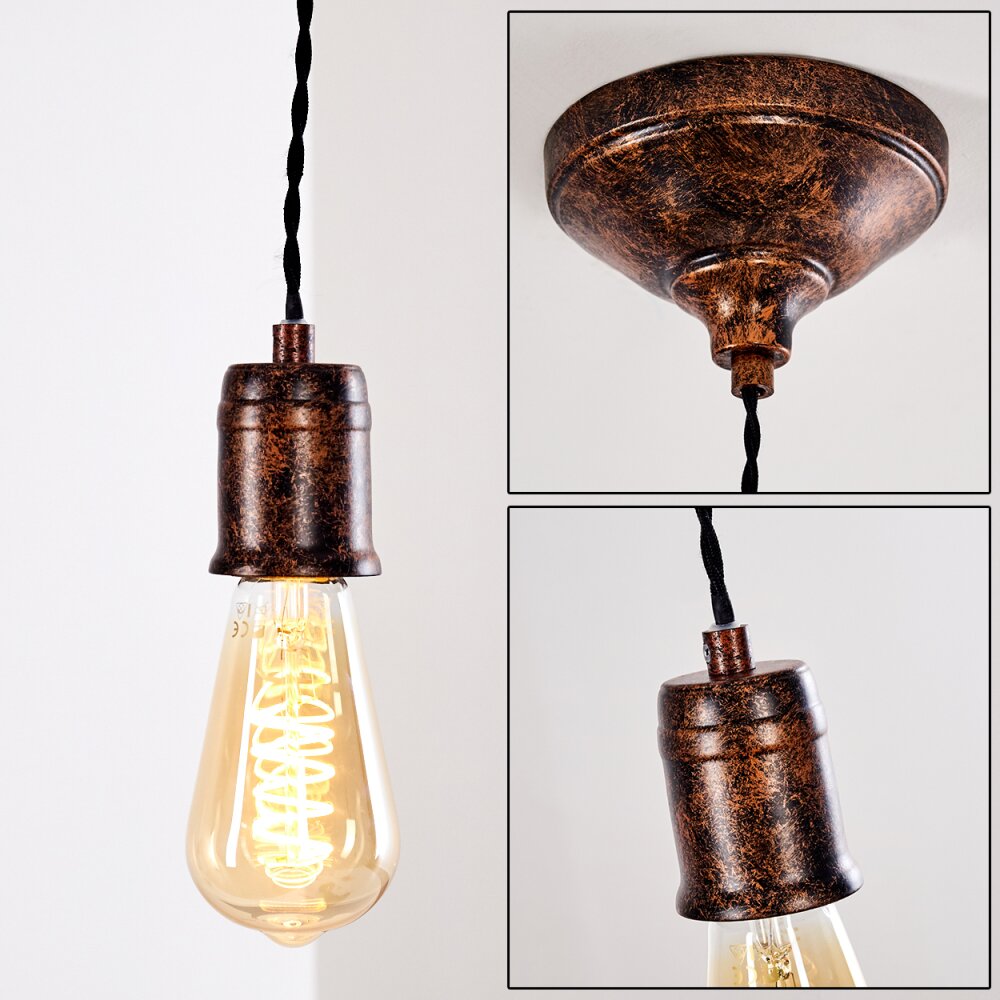 Vintage Lemone Lampa Wisząca Brązowy, 1-punktowy main product photo