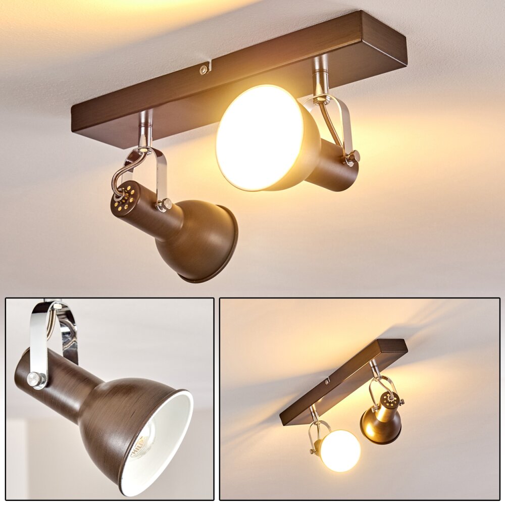 Danikon Lampa Sufitowa Brązowy, 2-punktowe main product photo