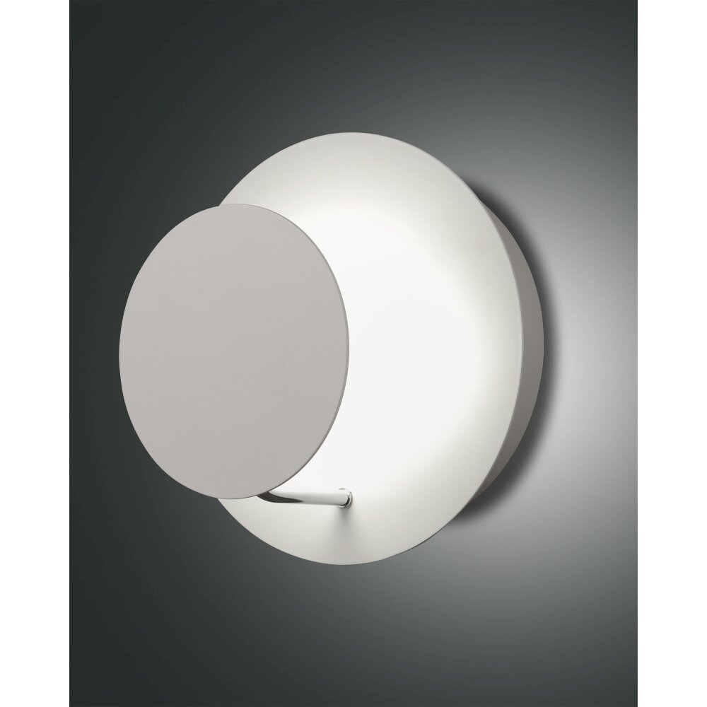 Fabas Luce Fullmoon Lampa ścienna LED Biały, 1-punktowy main product photo