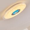 Haderup Lampa Sufitowa LED Chrom, Biały, 1-punktowy, Zdalne sterowanie, Zmieniacz kolorów
