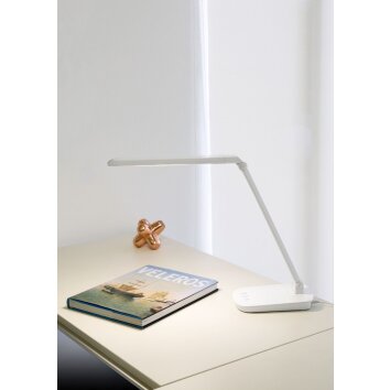 Faro Anouk Lampa stołowa LED Biały, 1-punktowy