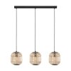 EGLO BORDESLEY Lampa Wisząca Czarny, 3-punktowe