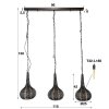 Tramaga Lampa Wisząca, 3-punktowe