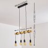 Barbengo Lampa Wisząca czarny, 4-punktowe