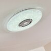 Haderup Lampa Sufitowa LED Chrom, Biały, 1-punktowy, Zdalne sterowanie
