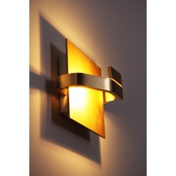 Elesi Luce lampa ścienna LED Złoty, 1-punktowy