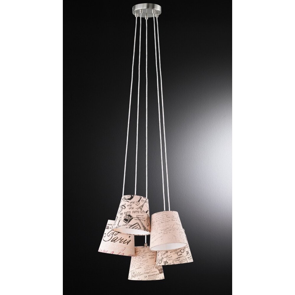 Honsel Multi Lampa wisząca Chrom, 5-punktowe main product photo