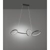 Lampa Wisząca Trio Leuchten RONDO LED Czarny, 1-punktowy