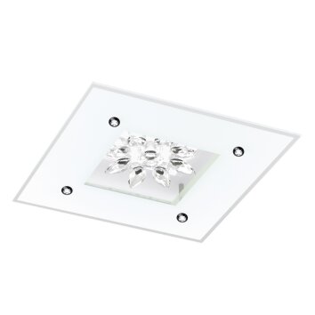 Eglo BENALUA Lampa Sufitowa LED Kryształowa, Biały, 1-punktowy