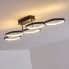 Halmstad Lampa Sufitowa LED Czarny, 1-punktowy