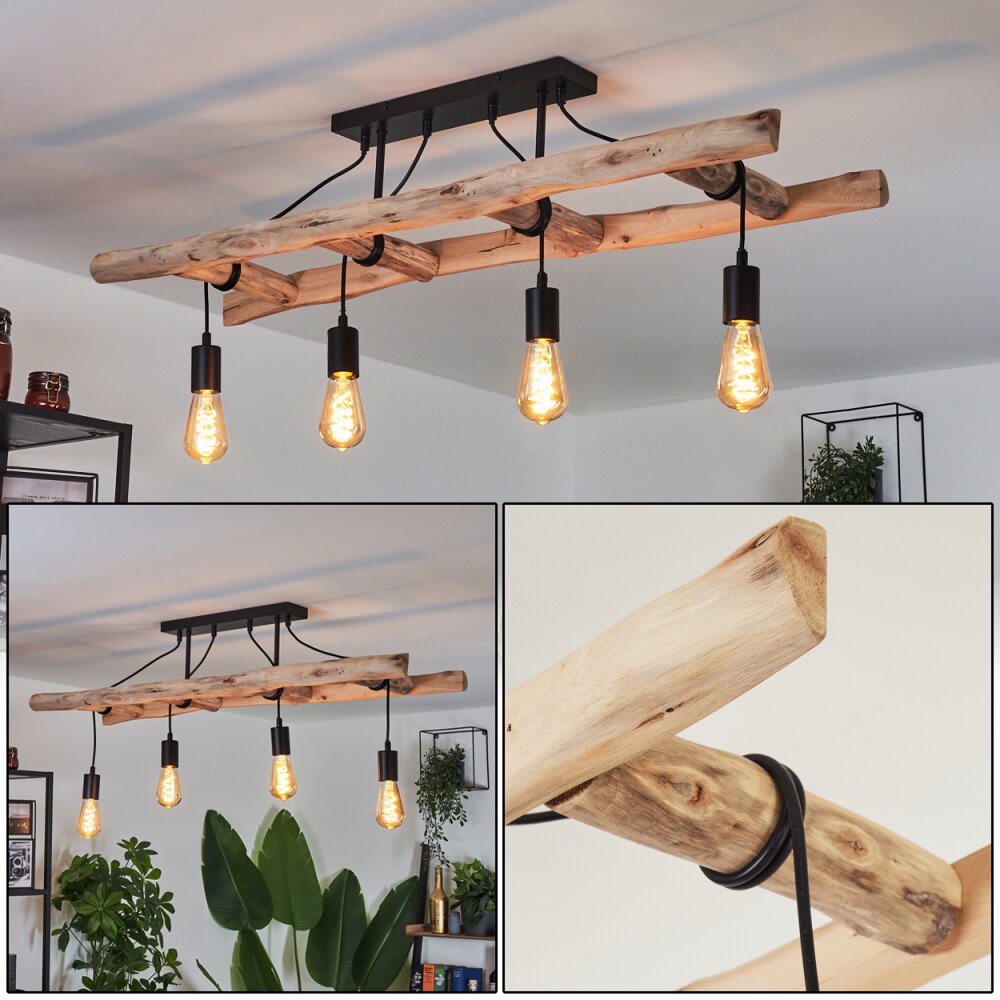 Yaak Lampa Sufitowa Brązowy, Czarny, 4-punktowe main product photo