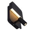 Lucide BOXER Lampa ścienna LED Czarny, 2-punktowe