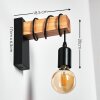 Barbengo Lampa ścienna brązowy, czarny, 1-punktowy