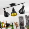 Lampa Sufitowa Koppom Czarny, 3-punktowe