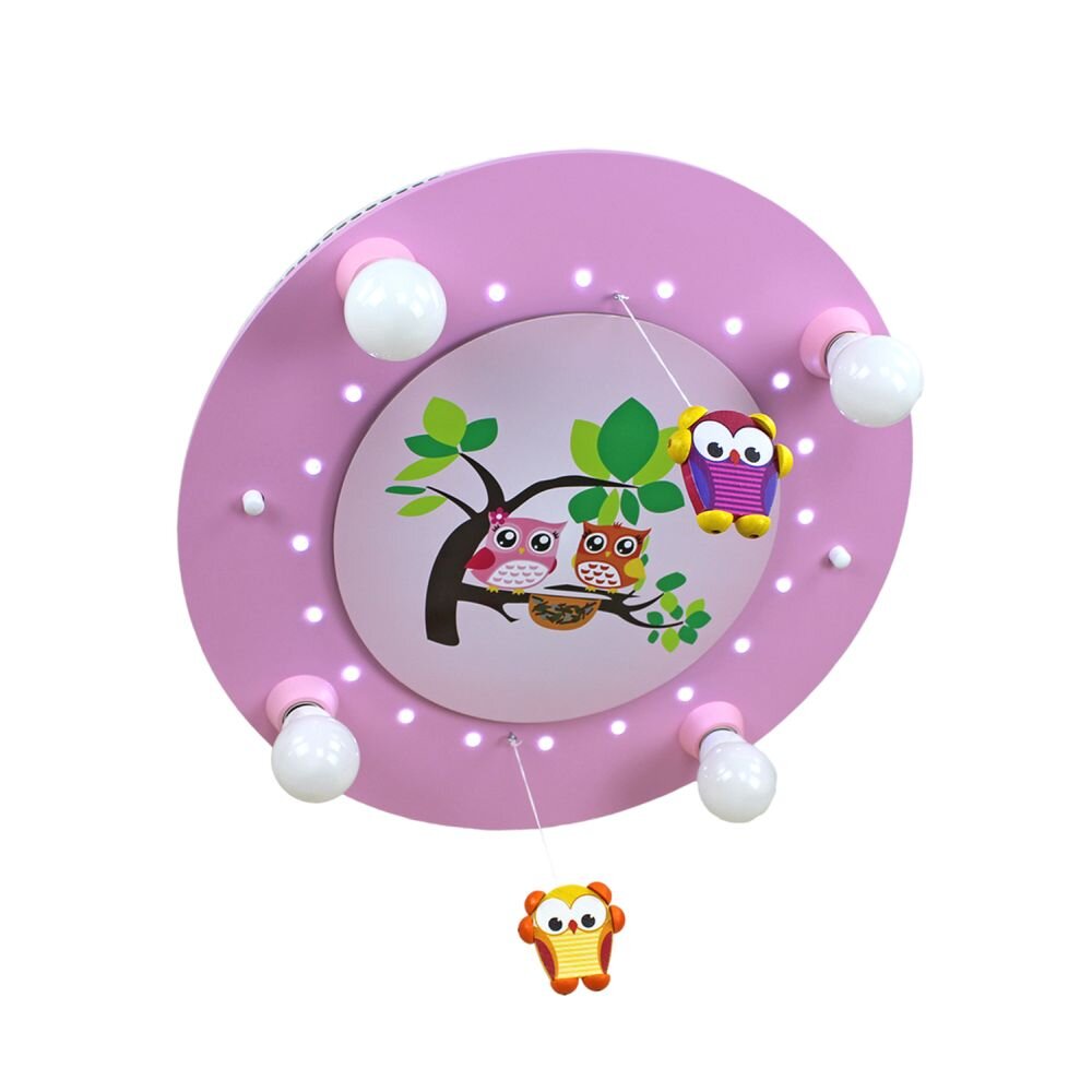 Elobra MOBILE Lampa Sufitowa Różowy, 4-punktowe main product photo