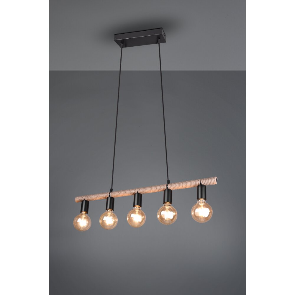 Reality Einar Lampa Wisząca LED Czarny, 5-punktowe main product photo