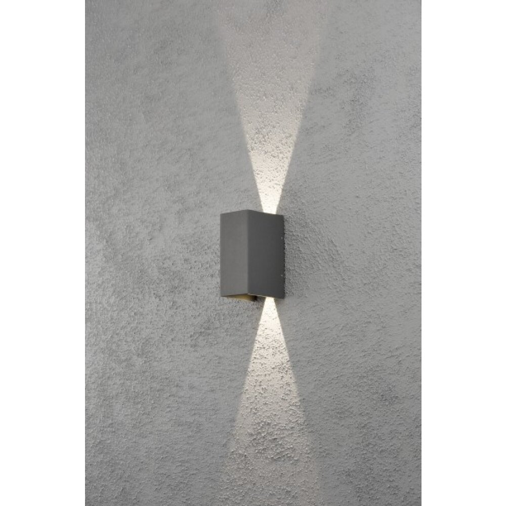 Konstsmide Cremona lampa ścienna LED Antracytowy, 2-punktowe main product photo