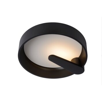 Lucide MIAMI Lampa Sufitowa LED Czarny, 1-punktowy