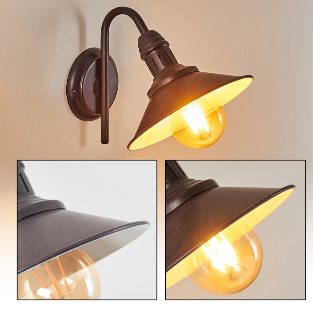Nibyn Lampa ścienna Beżowy, Ciemnobrązowy, 1-punktowy main product photo