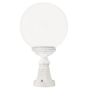 LCD Soltau Zewnętrzna Lampa Stojąca Biały, 1-punktowy