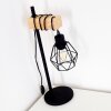 Barbengo Lampa stołowa jasne drewno, czarny, 1-punktowy