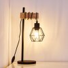 Barbengo Lampa stołowa jasne drewno, czarny, 1-punktowy