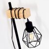 Barbengo Lampa stołowa jasne drewno, czarny, 1-punktowy
