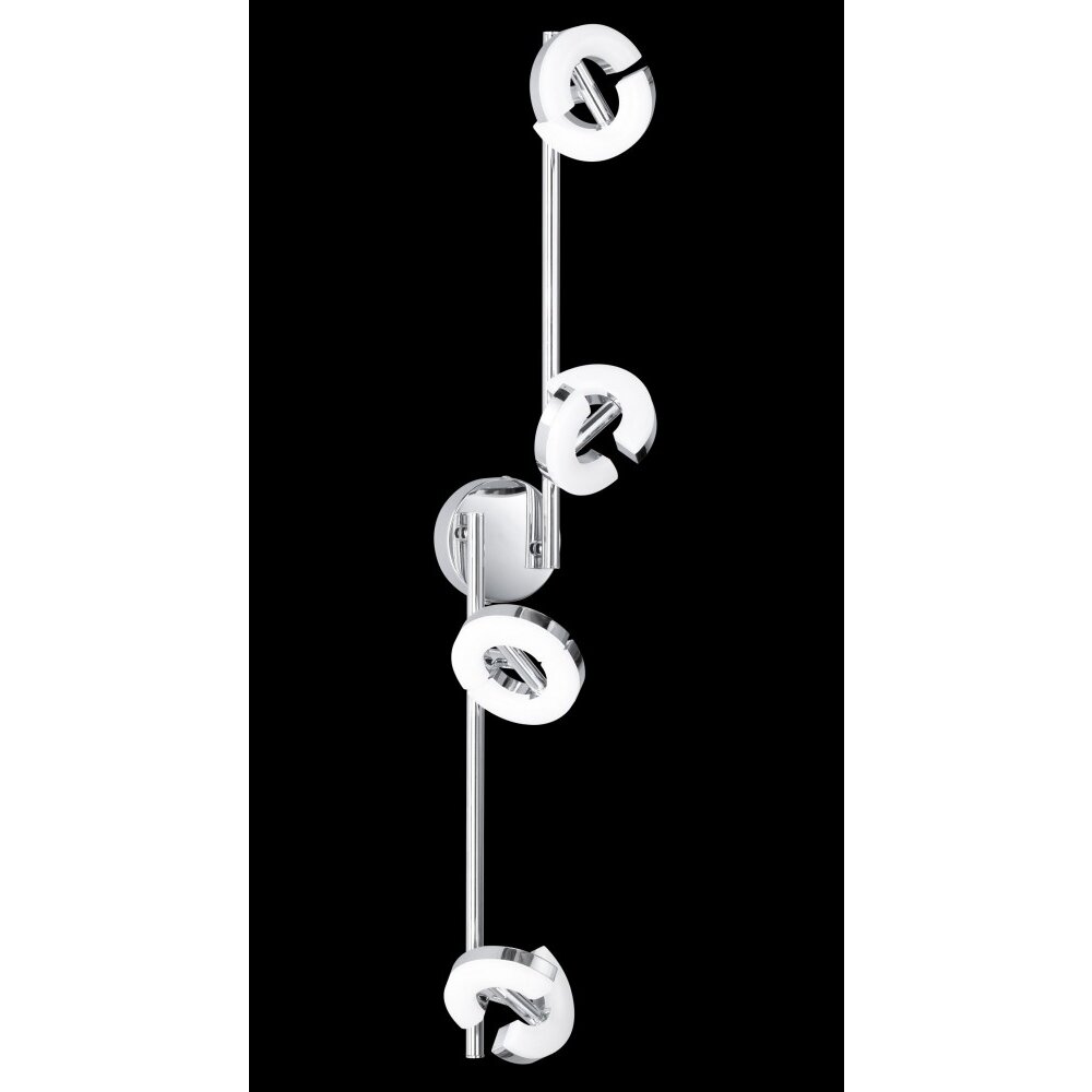 Honsel Donut Lampa sufitowa LED Chrom, 4-punktowe main product photo
