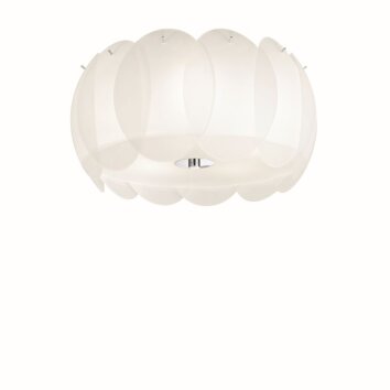 Ideal Lux OVALINO Lampa Sufitowa Biały, 5-punktowe