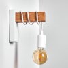 Barbengo Lampa ścienna brązowy, biały, 1-punktowy