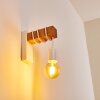 Barbengo Lampa ścienna brązowy, biały, 1-punktowy