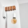 Barbengo Lampa ścienna brązowy, biały, 1-punktowy