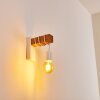 Barbengo Lampa ścienna brązowy, biały, 1-punktowy