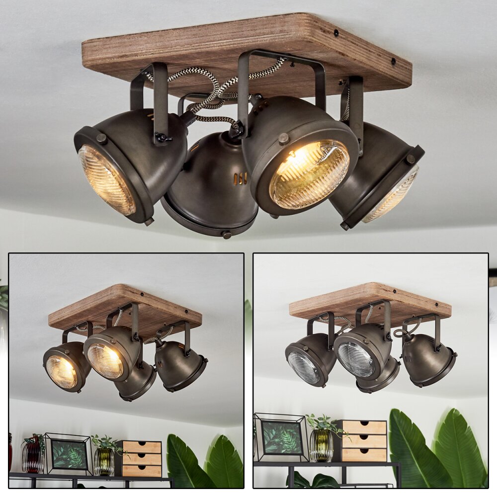 Glostrup Lampa Sufitowa Brązowy, Stal nierdzewna, 4-punktowe main product photo