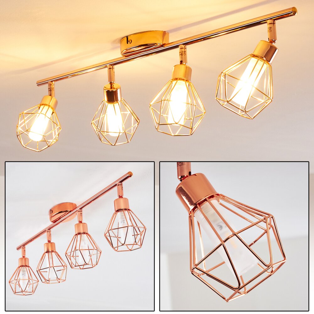 Ferrand Lampa Sufitowa LED Miedź, 4-punktowe main product photo