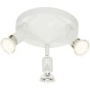 Brilliant Loona Lampa w kształcie rondla z reflektorkami LED Biały, 3-punktowe