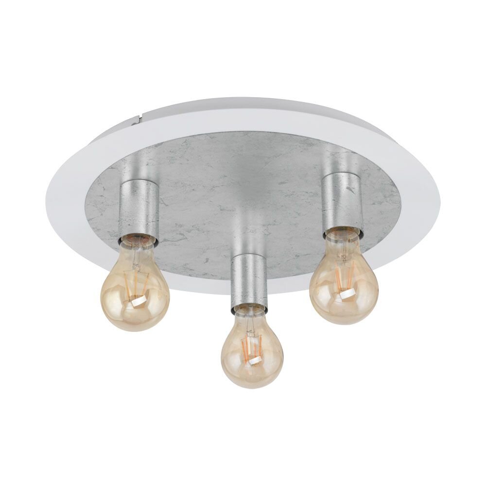 Eglo PASSANO Lampa Sufitowa Srebrny, Biały, 3-punktowe main product photo